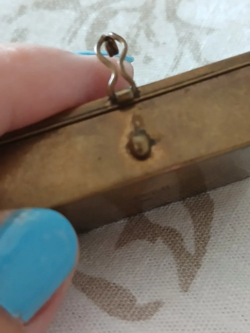 Beautiful Small Vintage Abalone Jewel Box (see measurements)